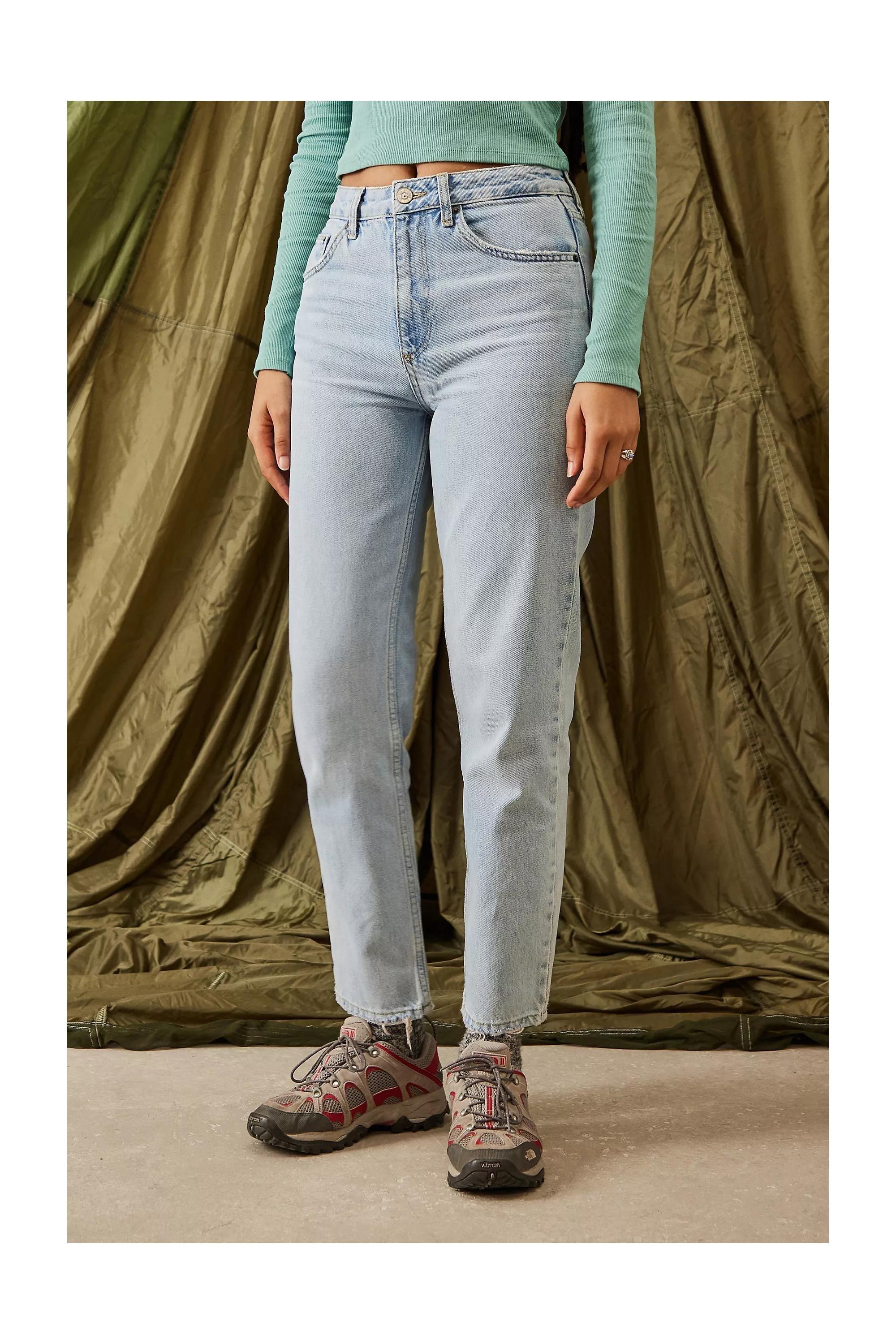 Blue Light Bdg Recycled Mom Jeans, VINTAGE DENIM LIGHT, large image number 1