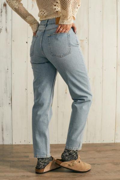 Blue Light Bdg Recycled Mom Jeans, VINTAGE DENIM LIGHT, large image number 4