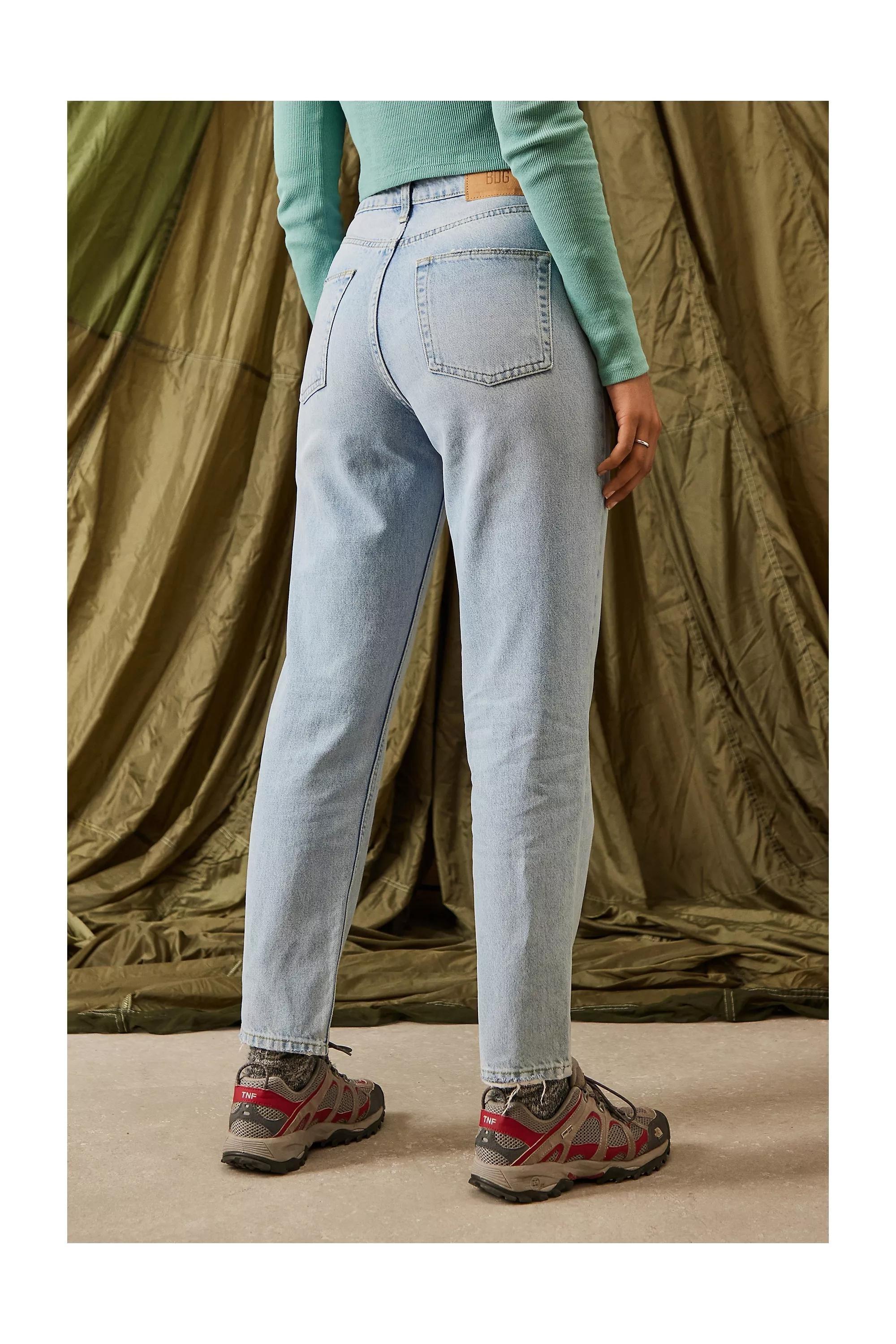 Blue Light Bdg Recycled Mom Jeans, VINTAGE DENIM LIGHT, large image number 5