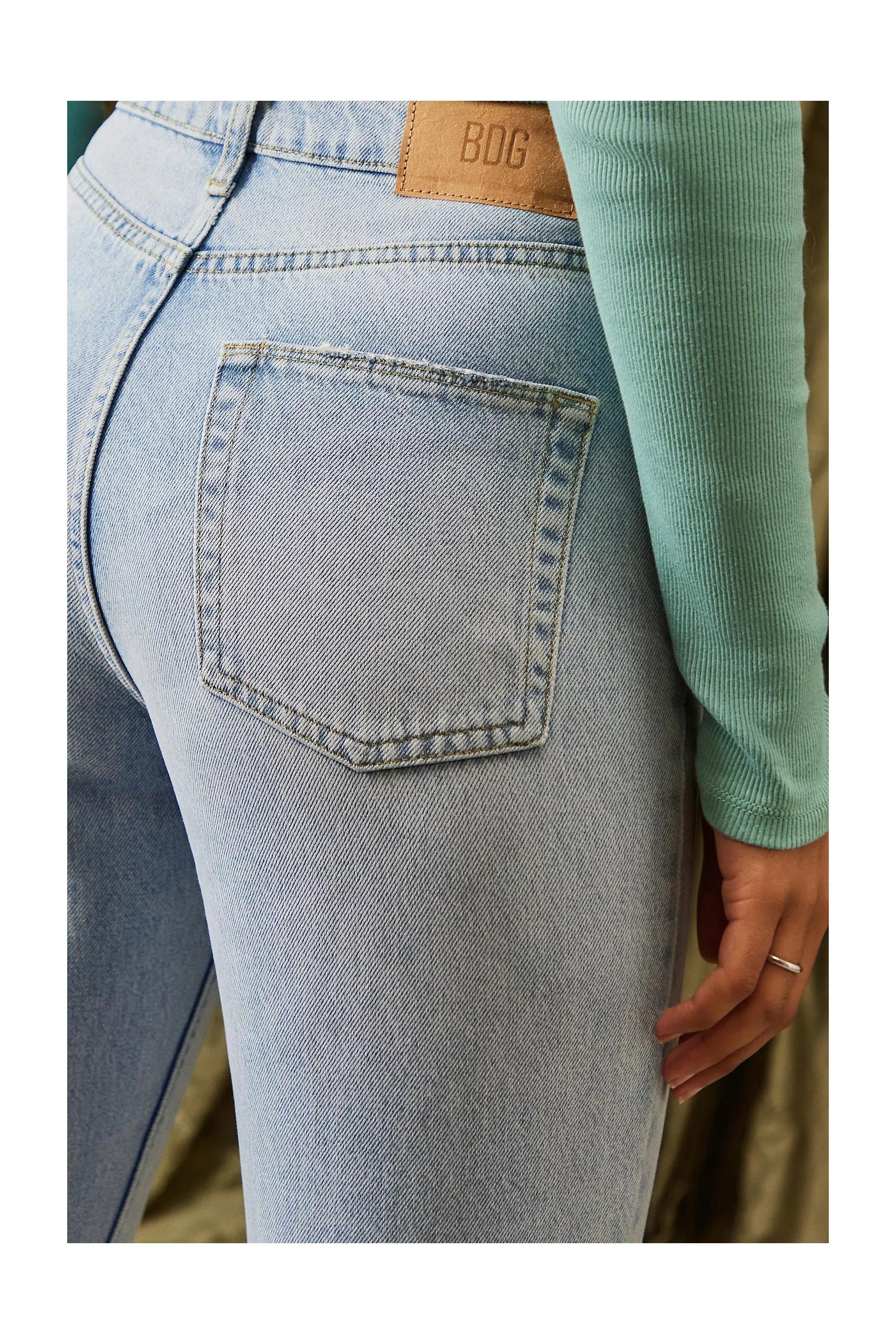 Blue Light Bdg Recycled Mom Jeans, VINTAGE DENIM LIGHT, large image number 7