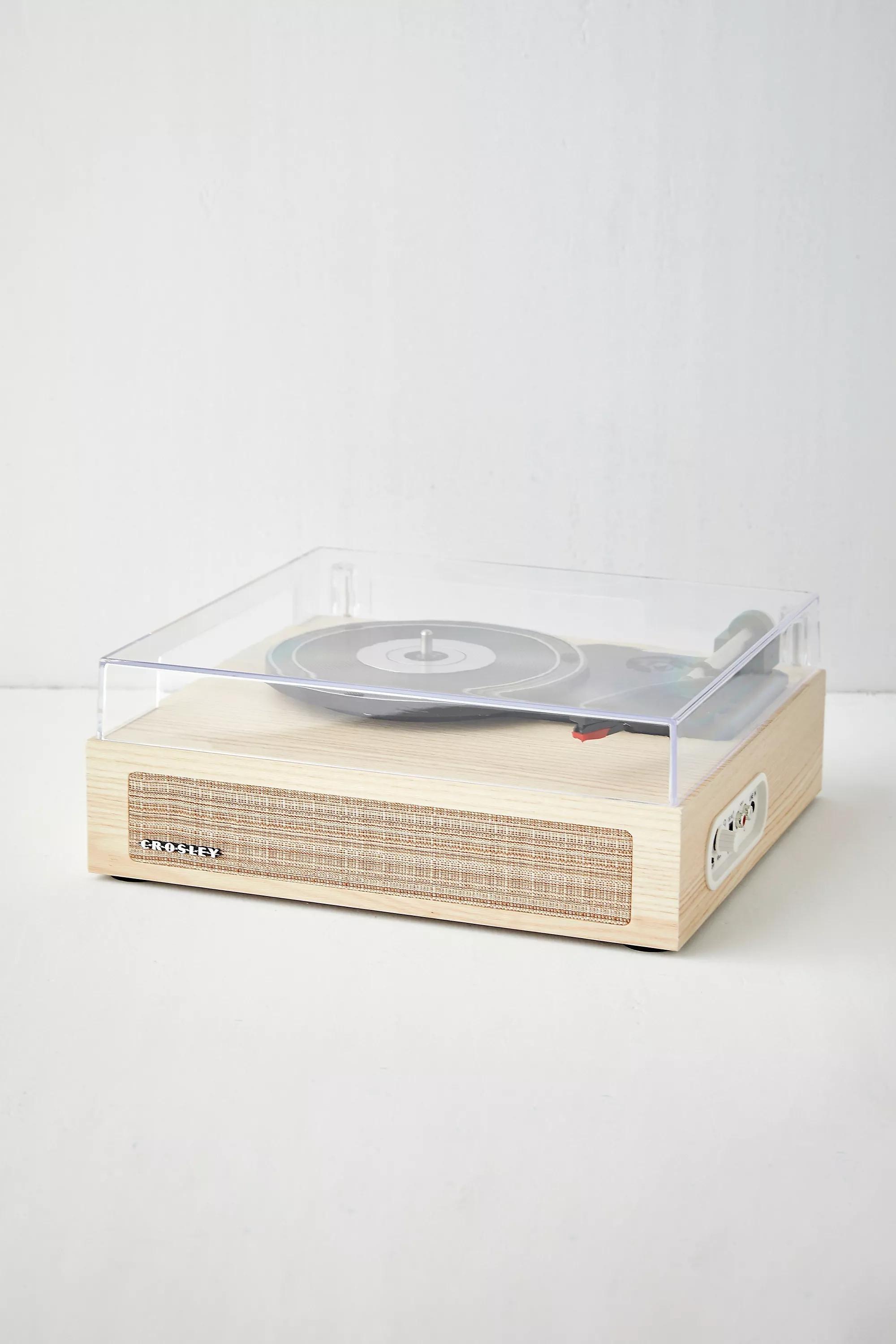 Brown Crosley Bluetooth Vinyl Record Player, BRN, large image number 3
