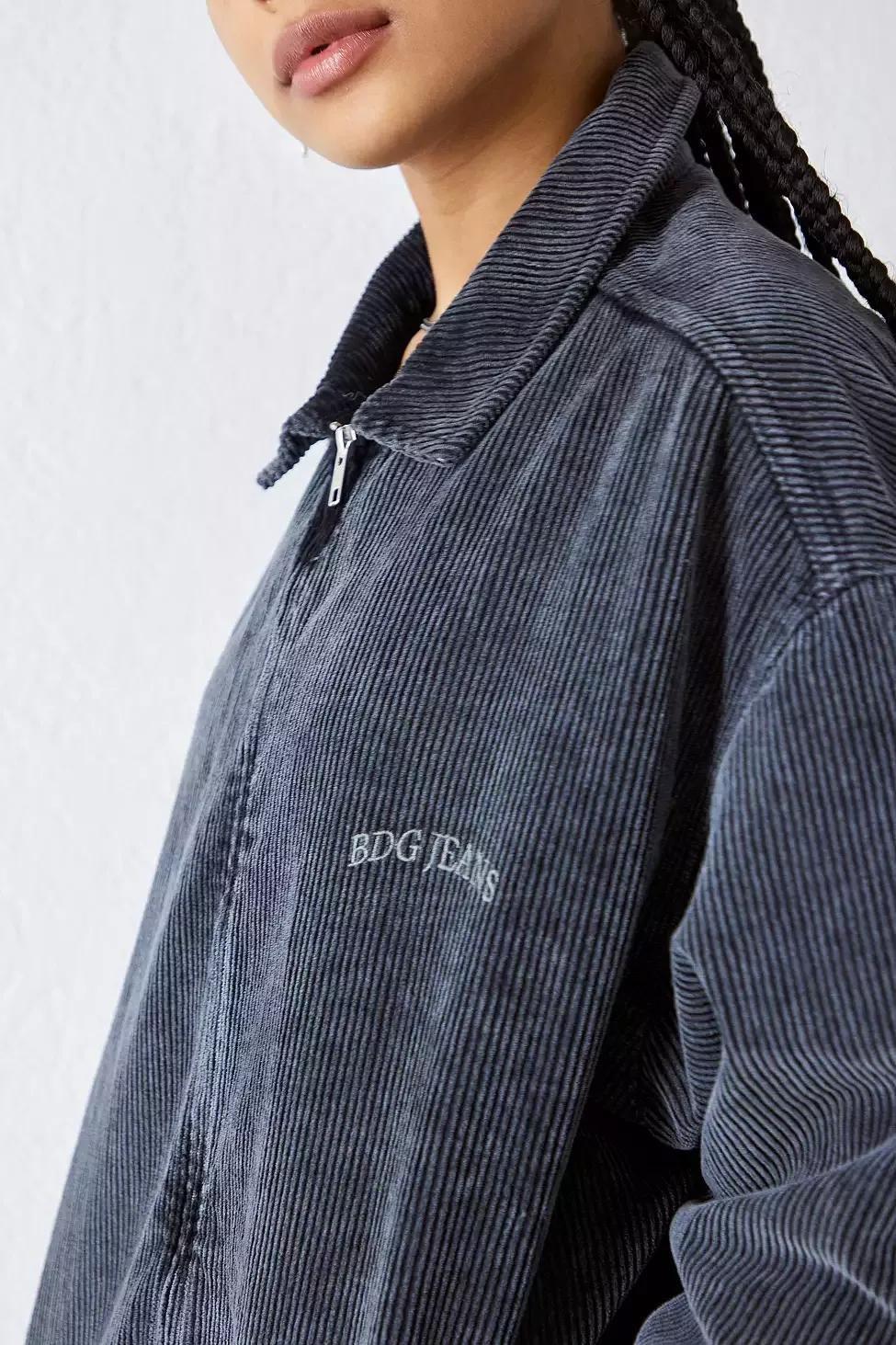 Black Bdg Corduroy Jacket, , large image number 1