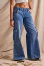Urban Outfitters - VINTAGE DENIM MEDIUM BDG Slouchy Low-Rise Cargo Jeans