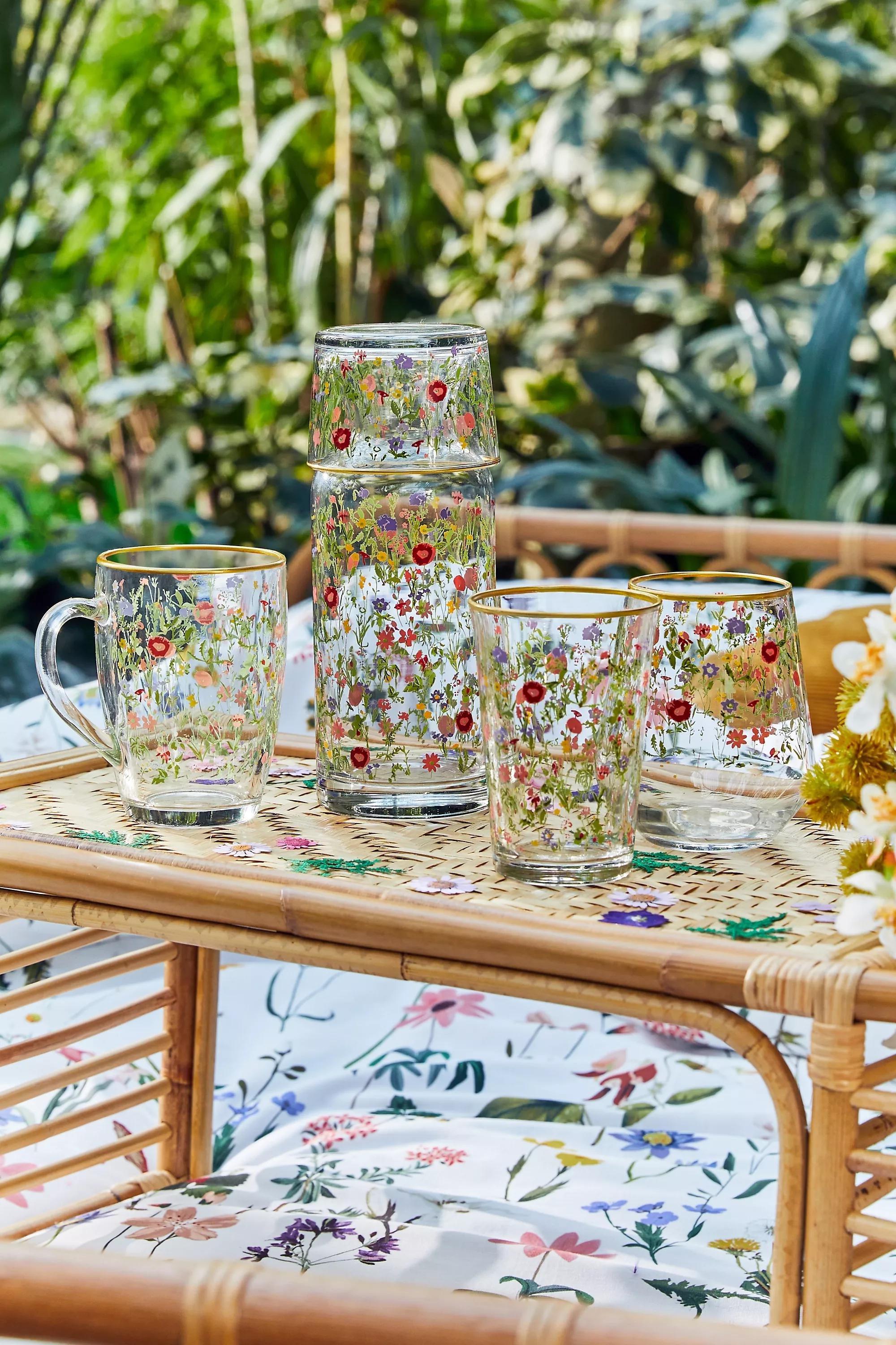 Wildflower Glass Mug, , large image number 2