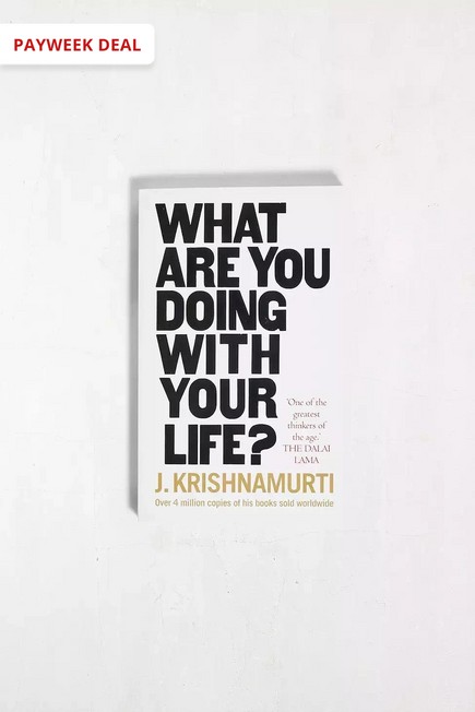 Urban Outfitters - Assorted What Are You Doing With Your Life By J. Krishnamurti