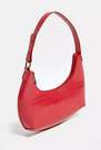 Urban Outfitters - Red UO Faux Croc Shoulder Bag