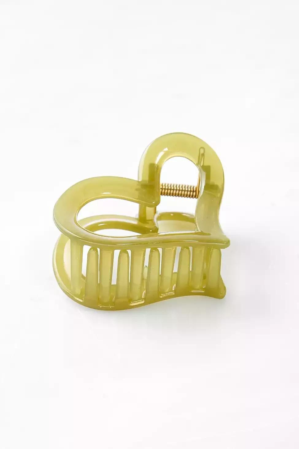 GRN Heart Shaped Claw Clip, , large image number 1