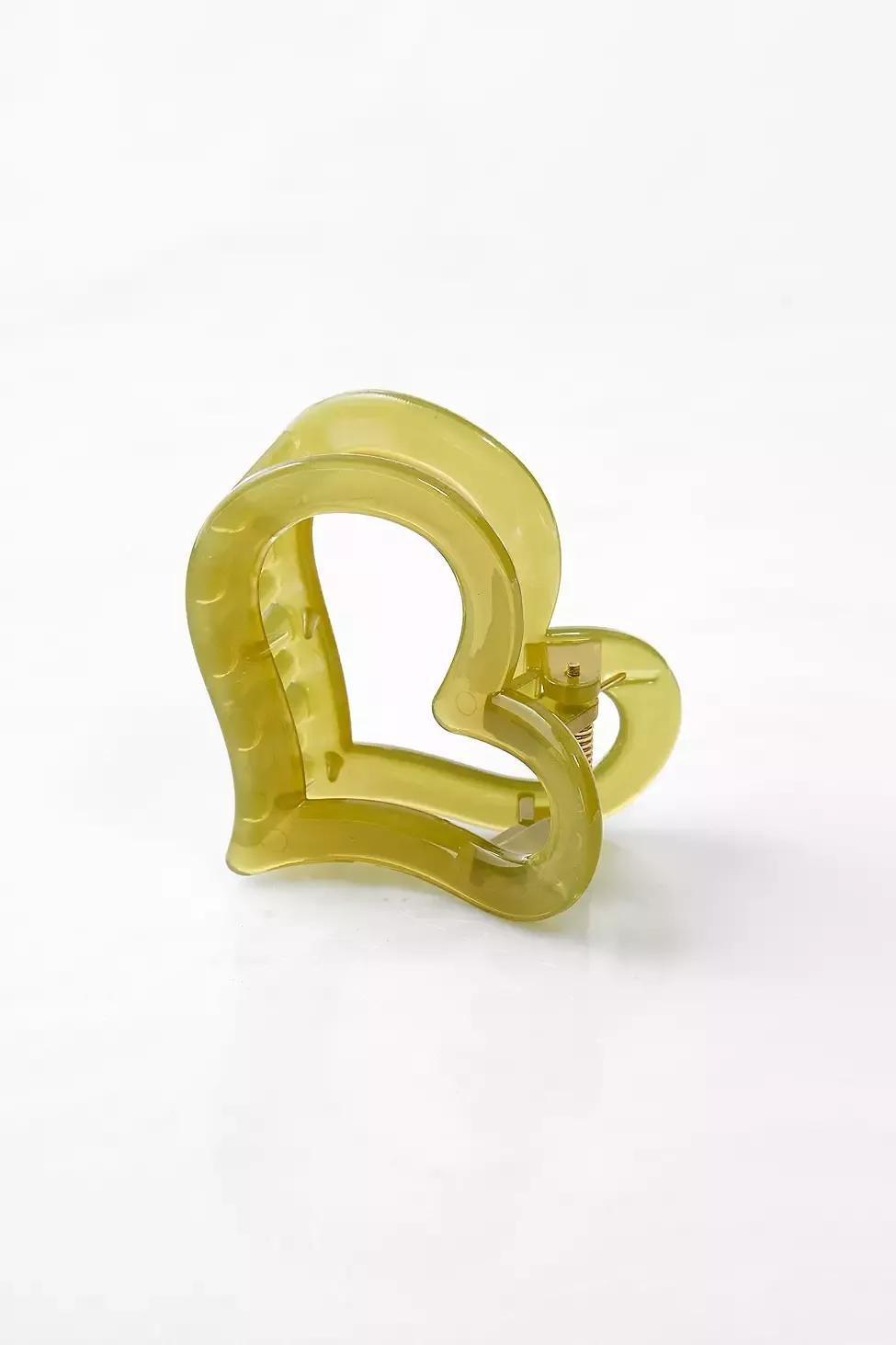 GRN Heart Shaped Claw Clip, , large image number 2