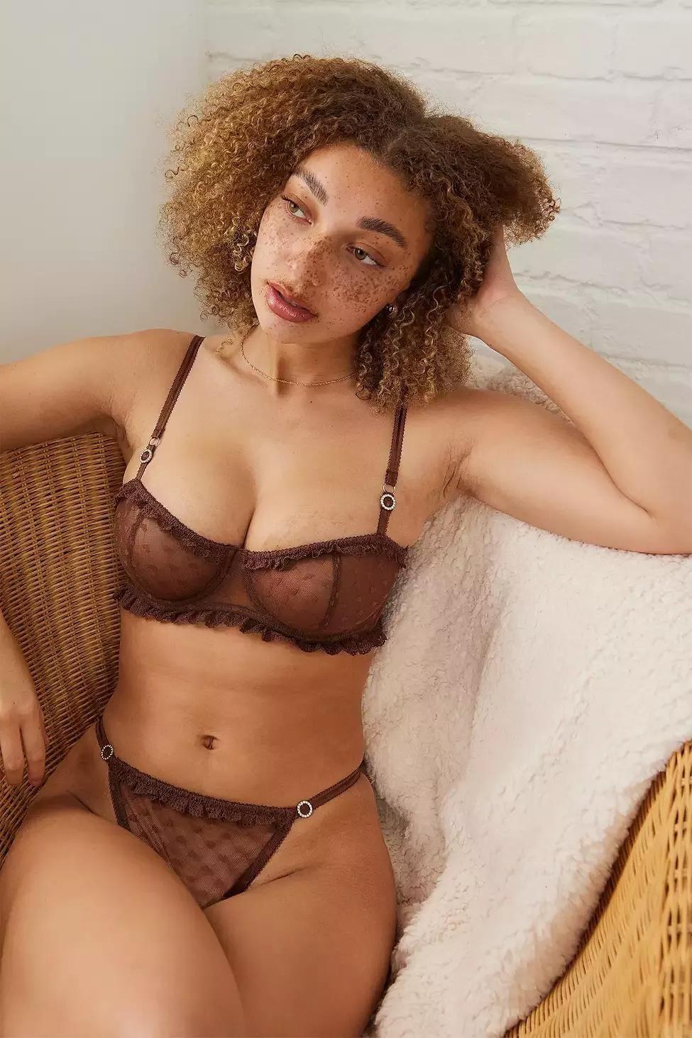 CHOC Out From Under Heartbreaker Lace Balconette Bra, , large image number 6