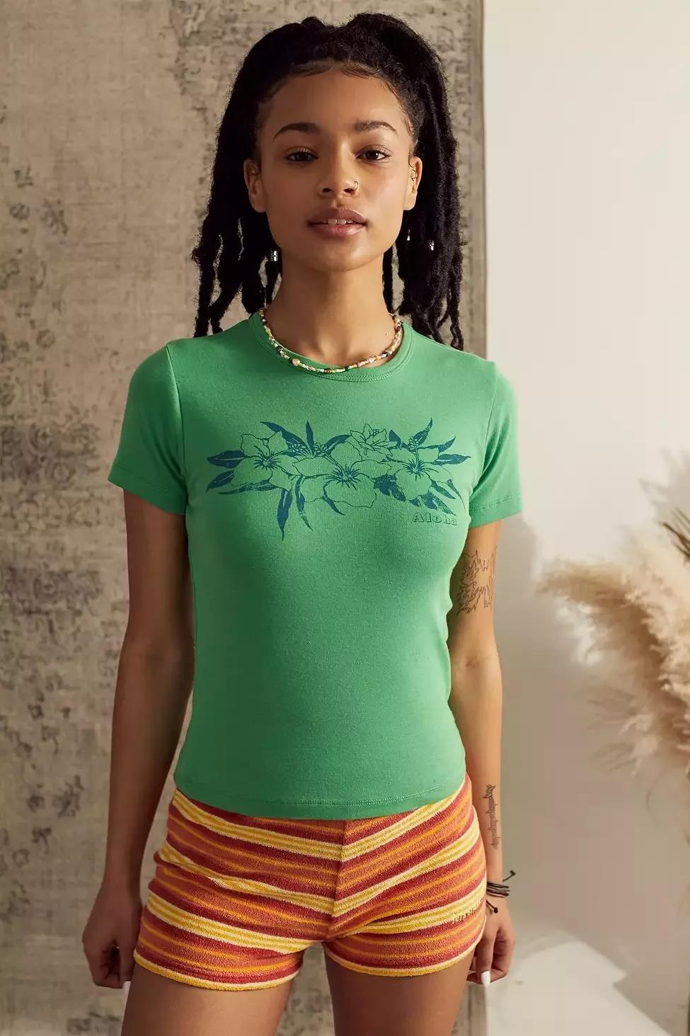 Urban Outfitters - GRN UO Aloha Baby T-Shirt