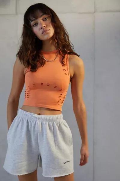 Grey Iets Frans... Cut-Off Jogger Shorts, , large image number 2