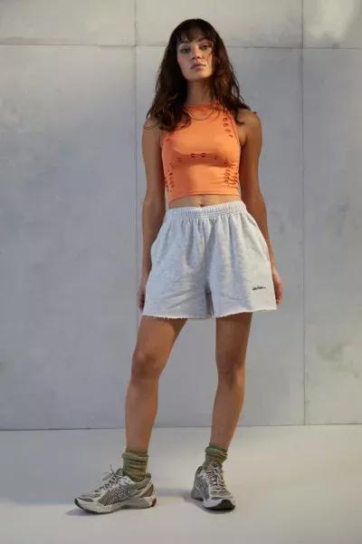 Grey Iets Frans... Cut-Off Jogger Shorts, , large image number 4
