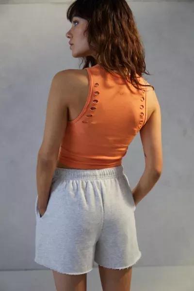 Grey Iets Frans... Cut-Off Jogger Shorts, , large image number 6