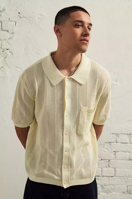 Urban Outfitters - Cream BDG Knit Shirt