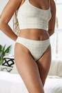 Urban Outfitters - White iets Frans... Markie Seamless Ribbed Knickers
