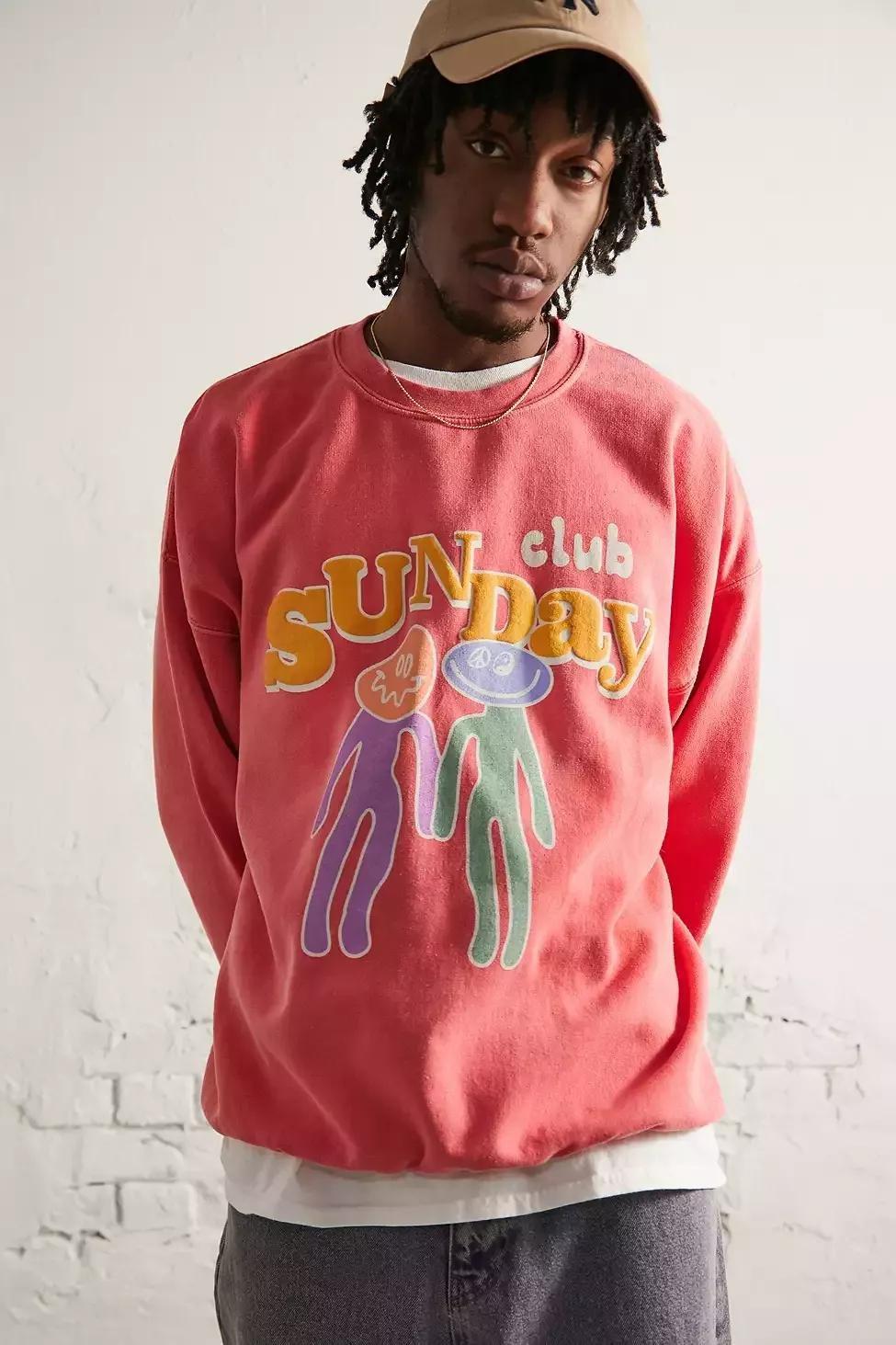 Sunday club sweatshirt hot sale