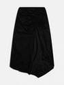 Urban Outfitters - BLK UO Ruched Mesh Maxi Skirt