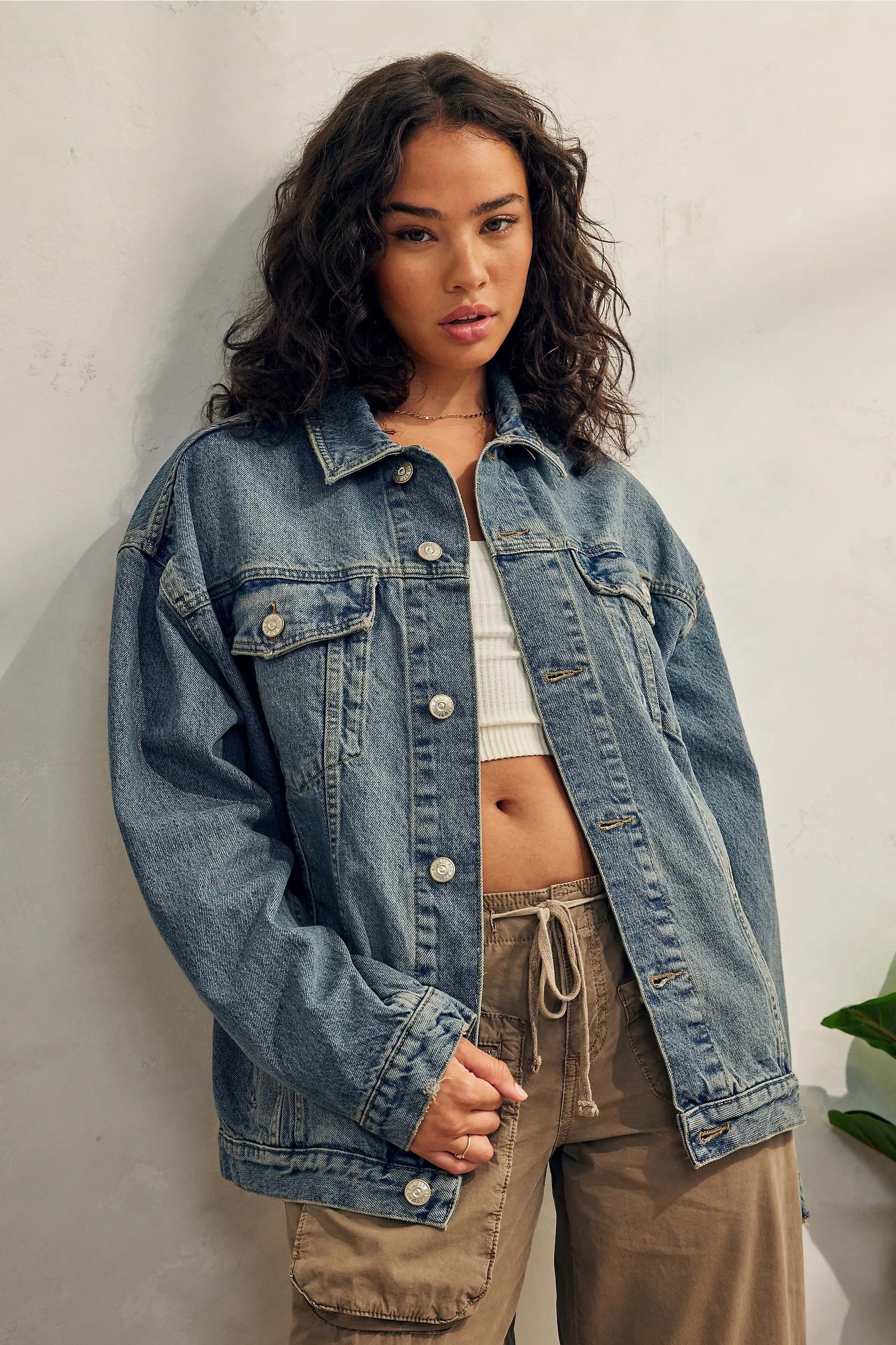 Denim western hot sale jacket