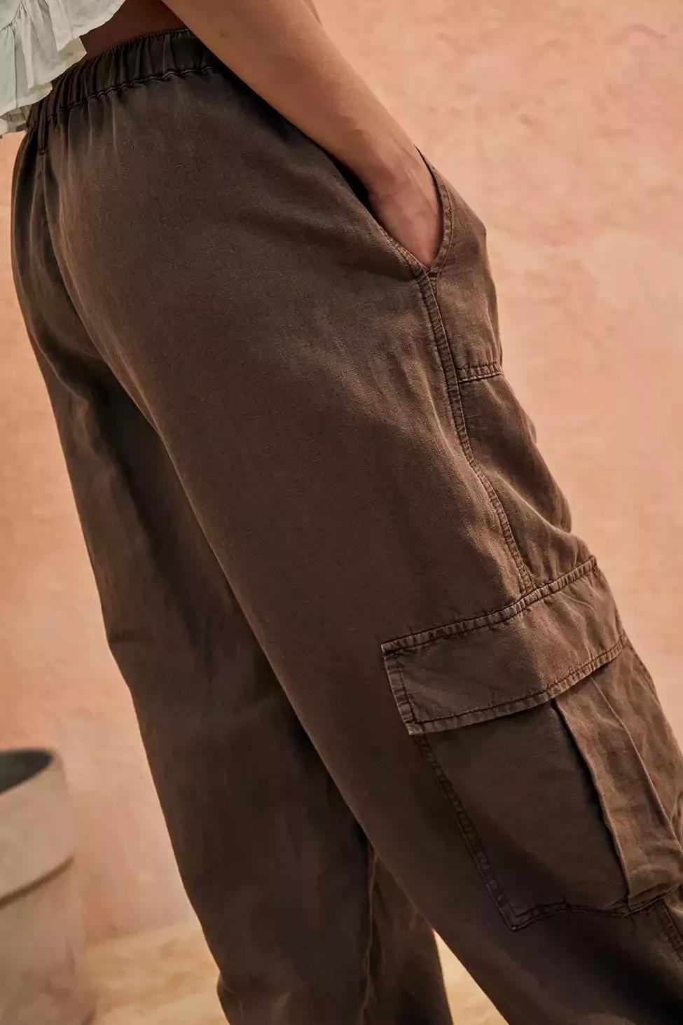 luca linen cargo pants