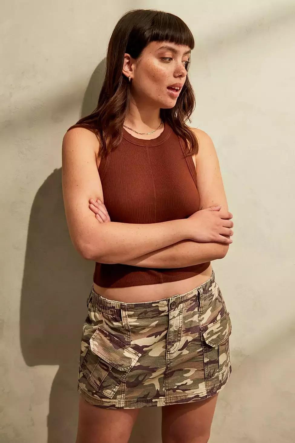 Urban camo outlet skirt