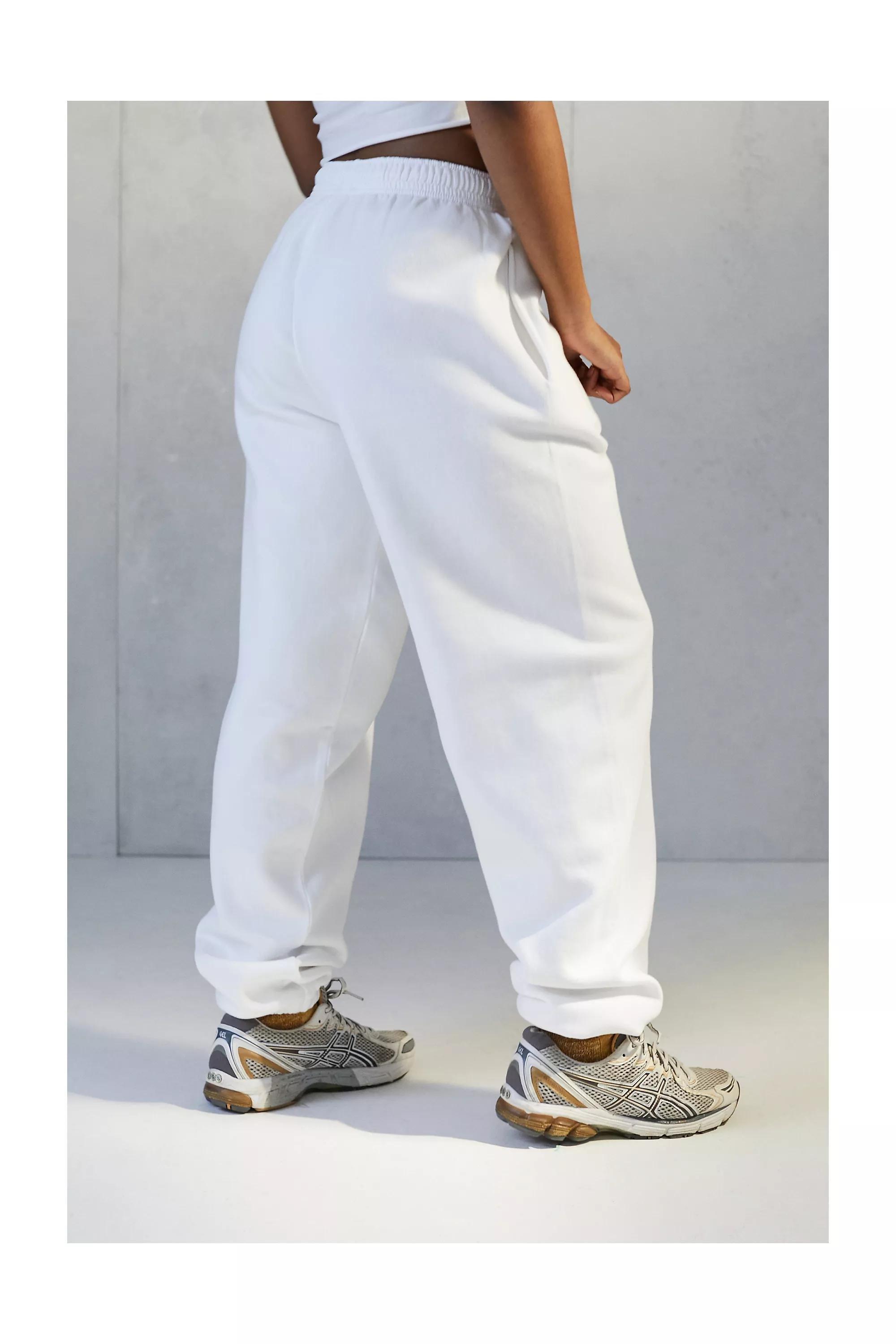 Urban Outfitters WHT iets frans Optic White Cuffed Joggers