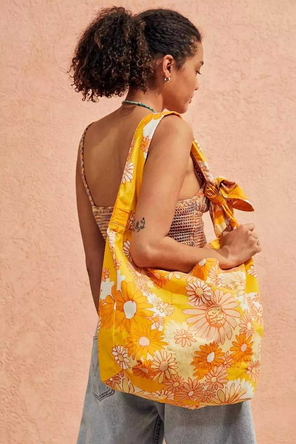 ORANGE UO Summer Beach Bag, , large image number 0