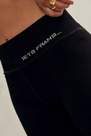 Urban Outfitters - BLK iets frans... Black Longline Ribbed Cycling Shorts