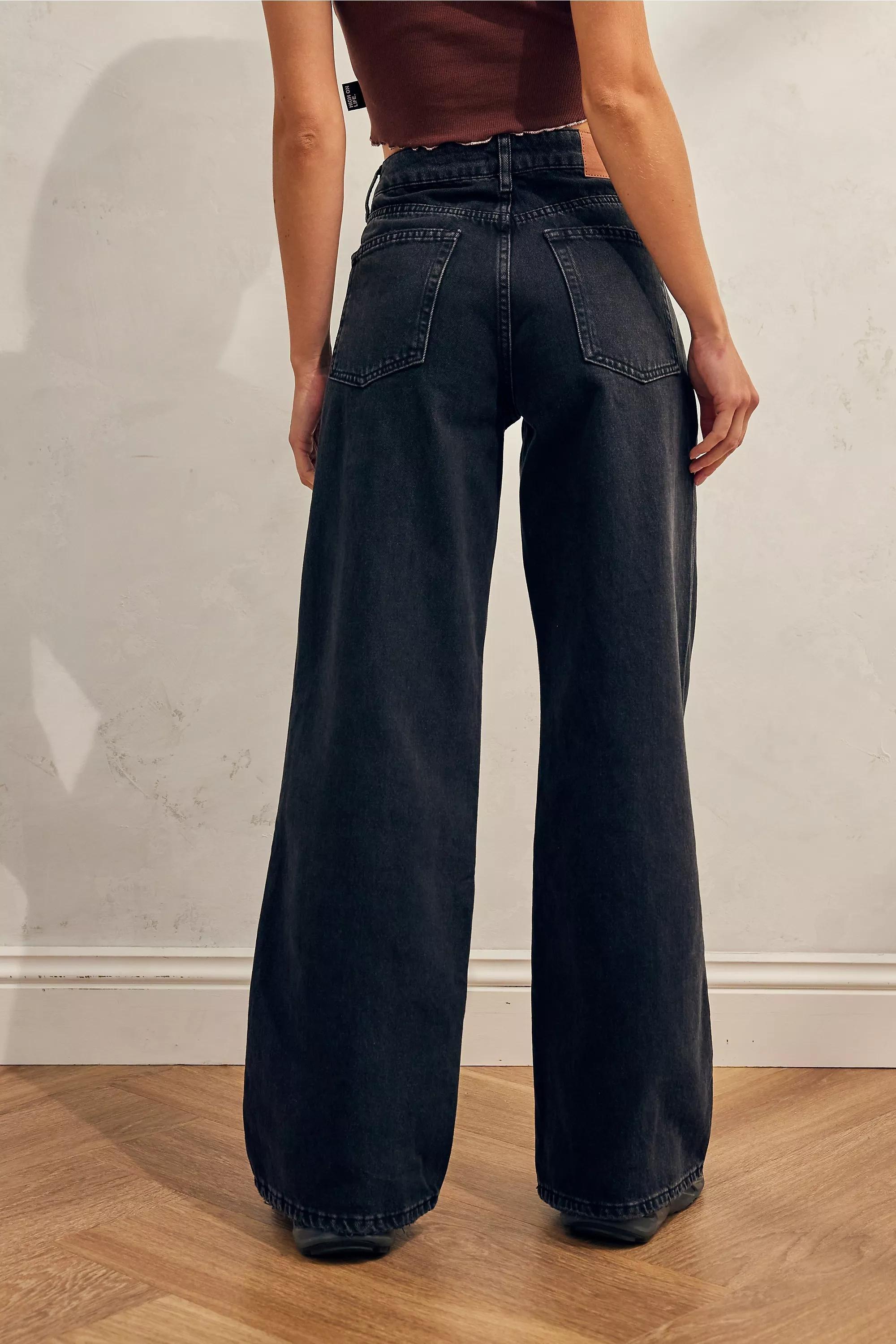 Black Puddle Jeans, , large image number 2