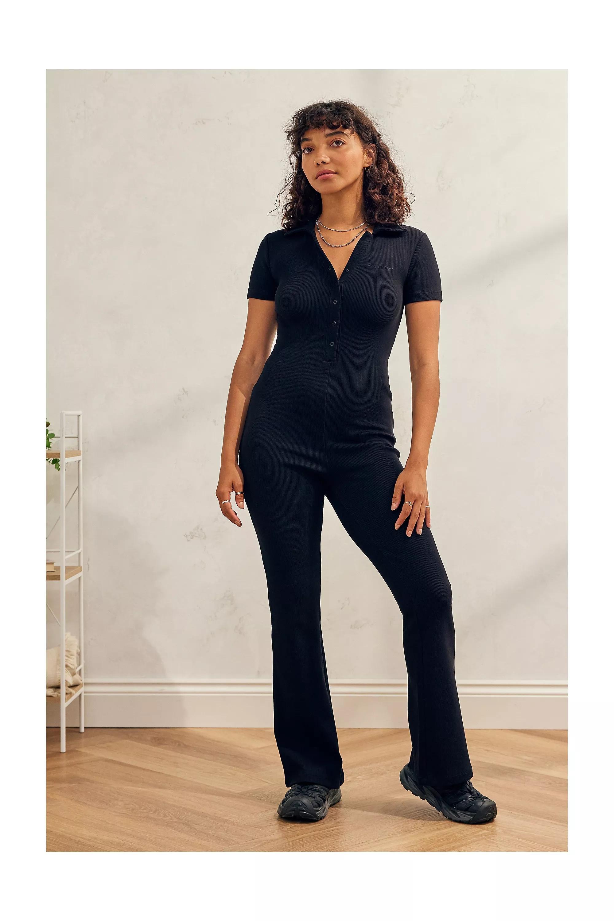 Urban outfitters best sale black jumpsuit