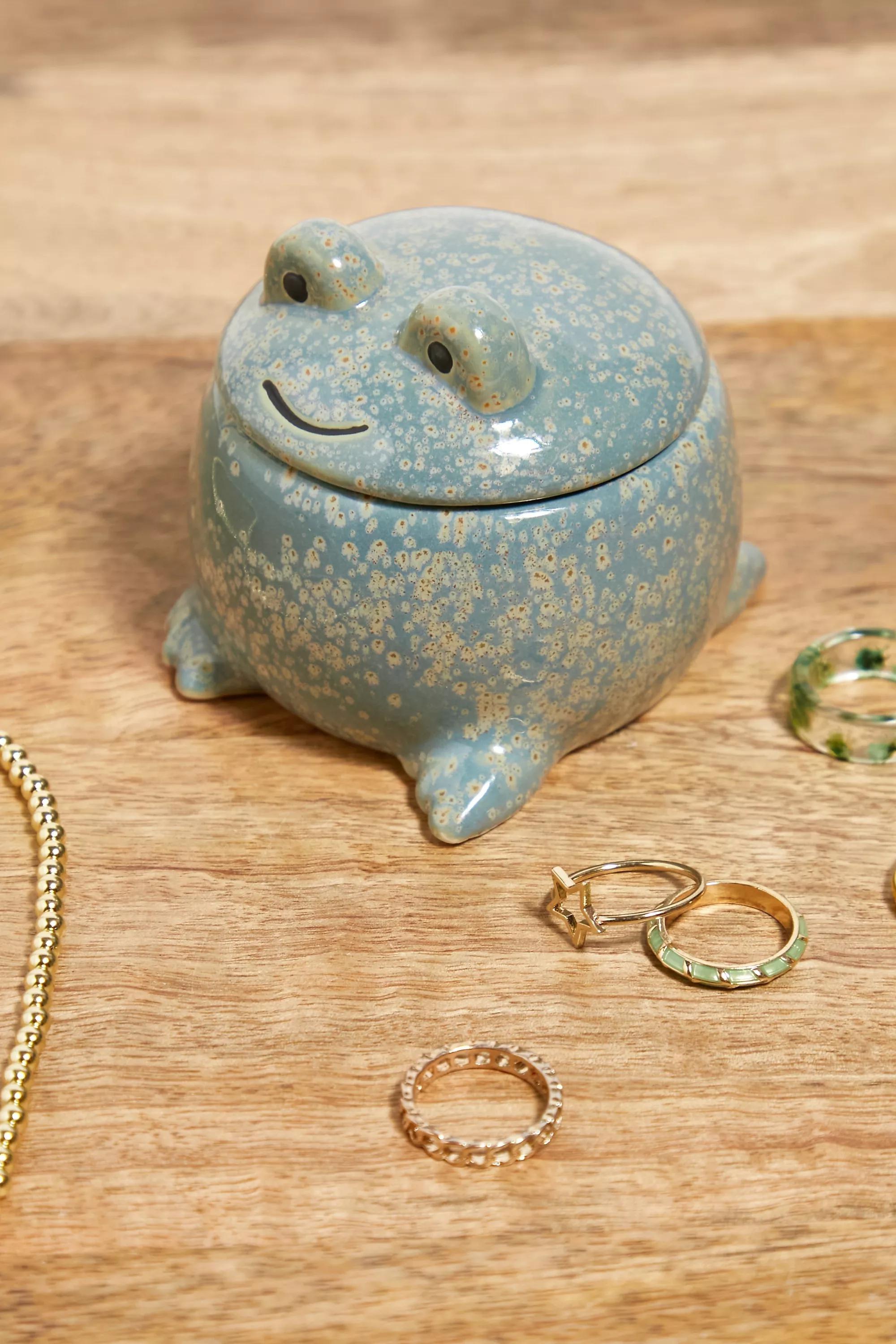 Green Froggy Stash Box, GRN, medium