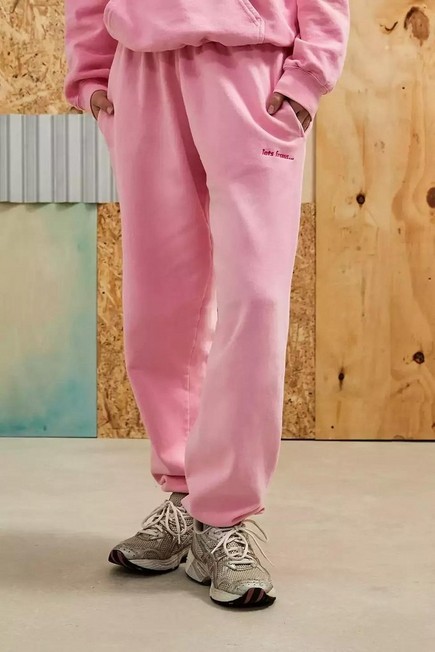 Urban Outfitters PINK iets frans Bubblegum Pink Cuffed Joggers | Azadea UAE