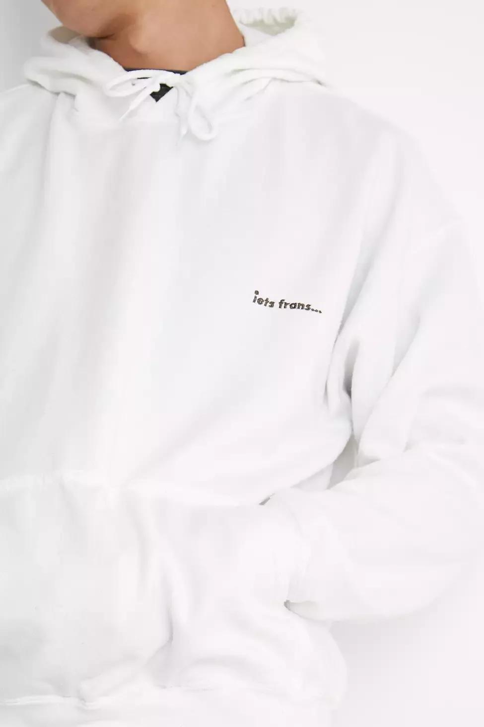Urban Outfitters WHT iets frans. White Hoodie Azadea UAE