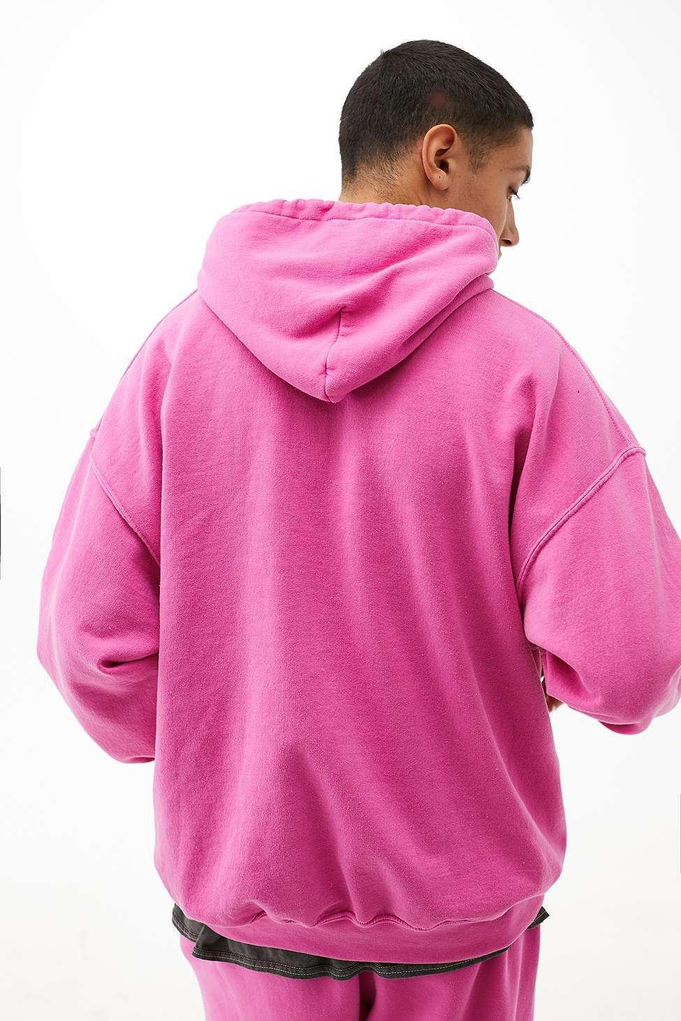 Urban outfitters pink on sale hoodie