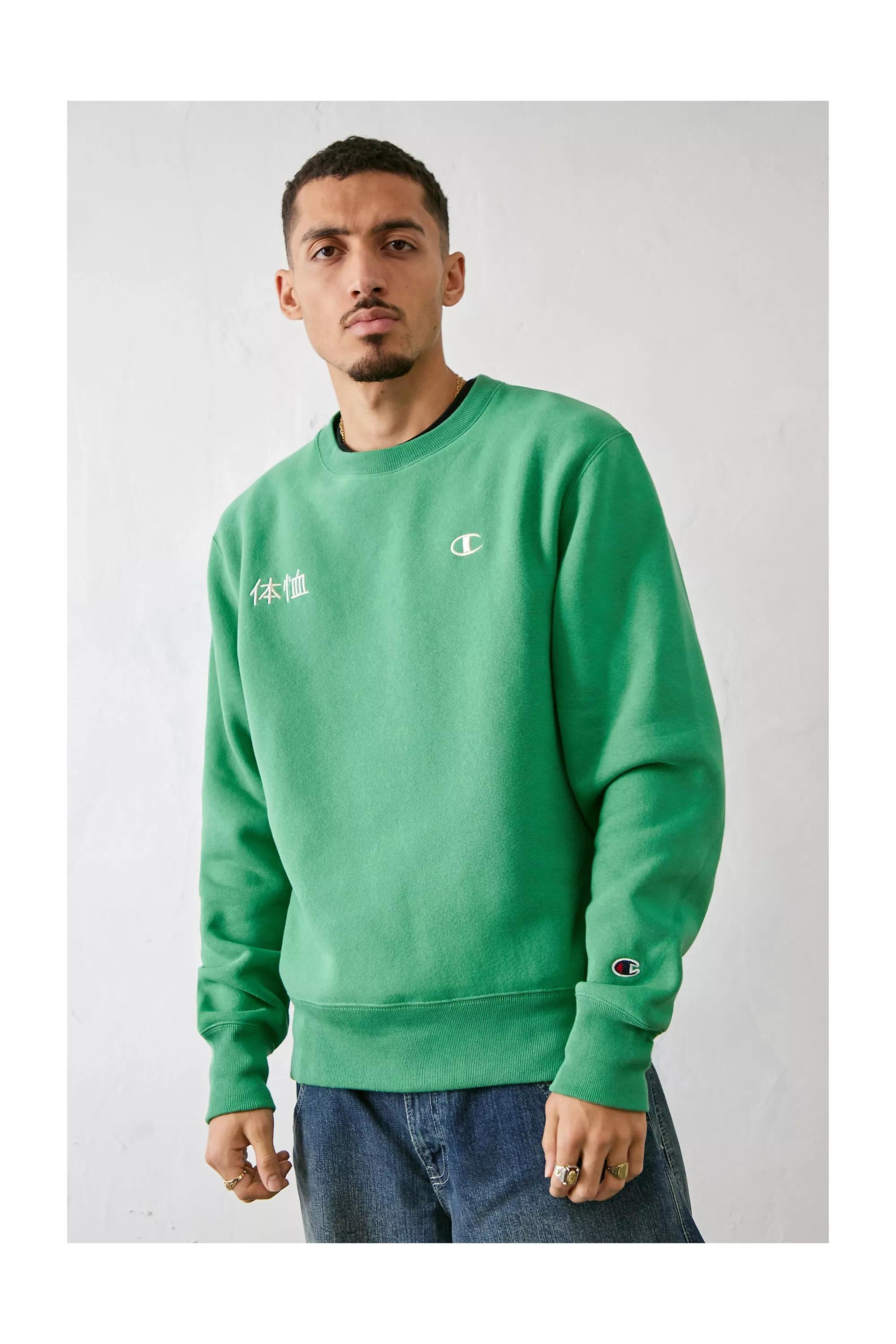 Champion uo exclusive fleece hotsell v-neck sweatshirt