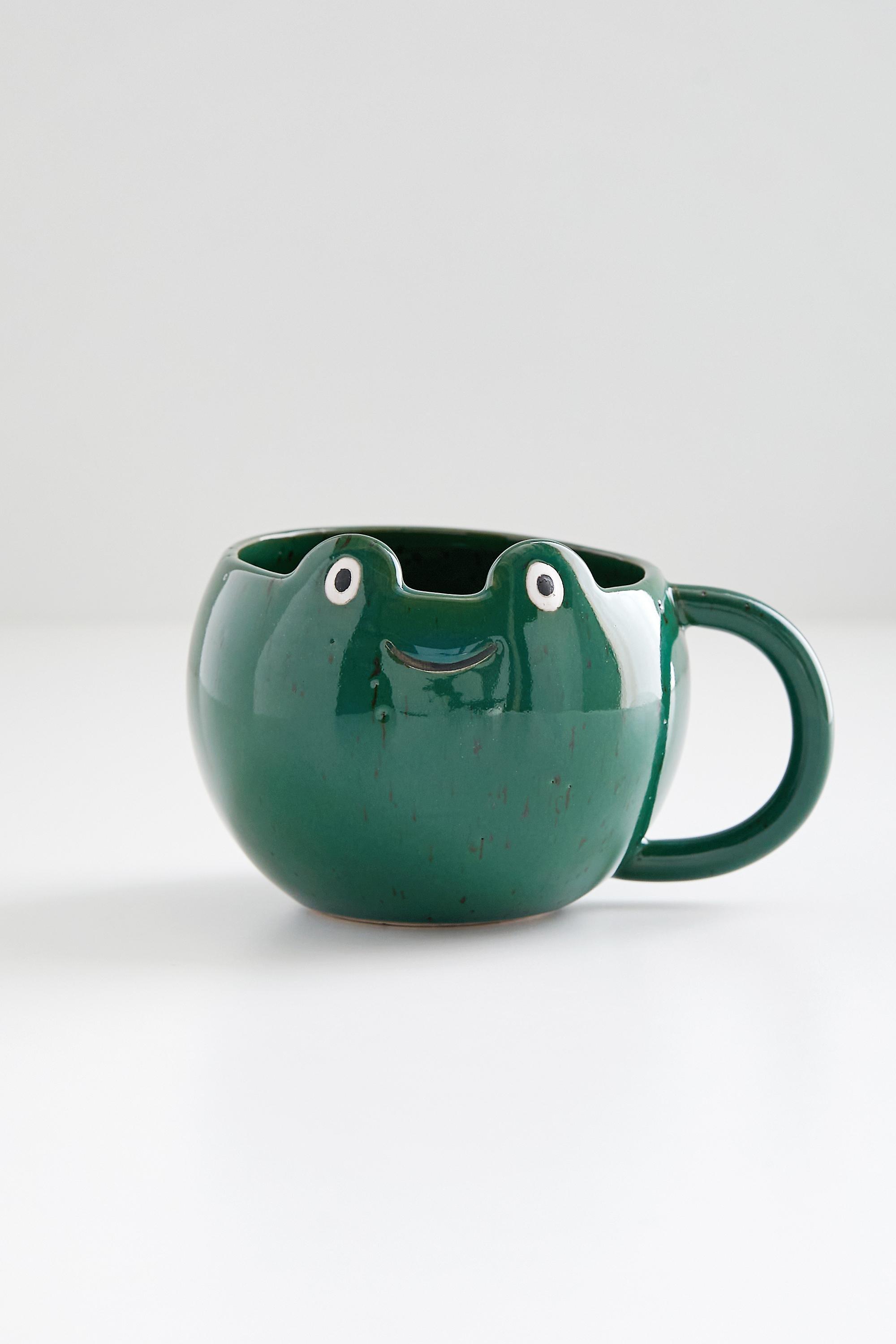 Green Mug: Froggy Mug, GRN, large image number 1