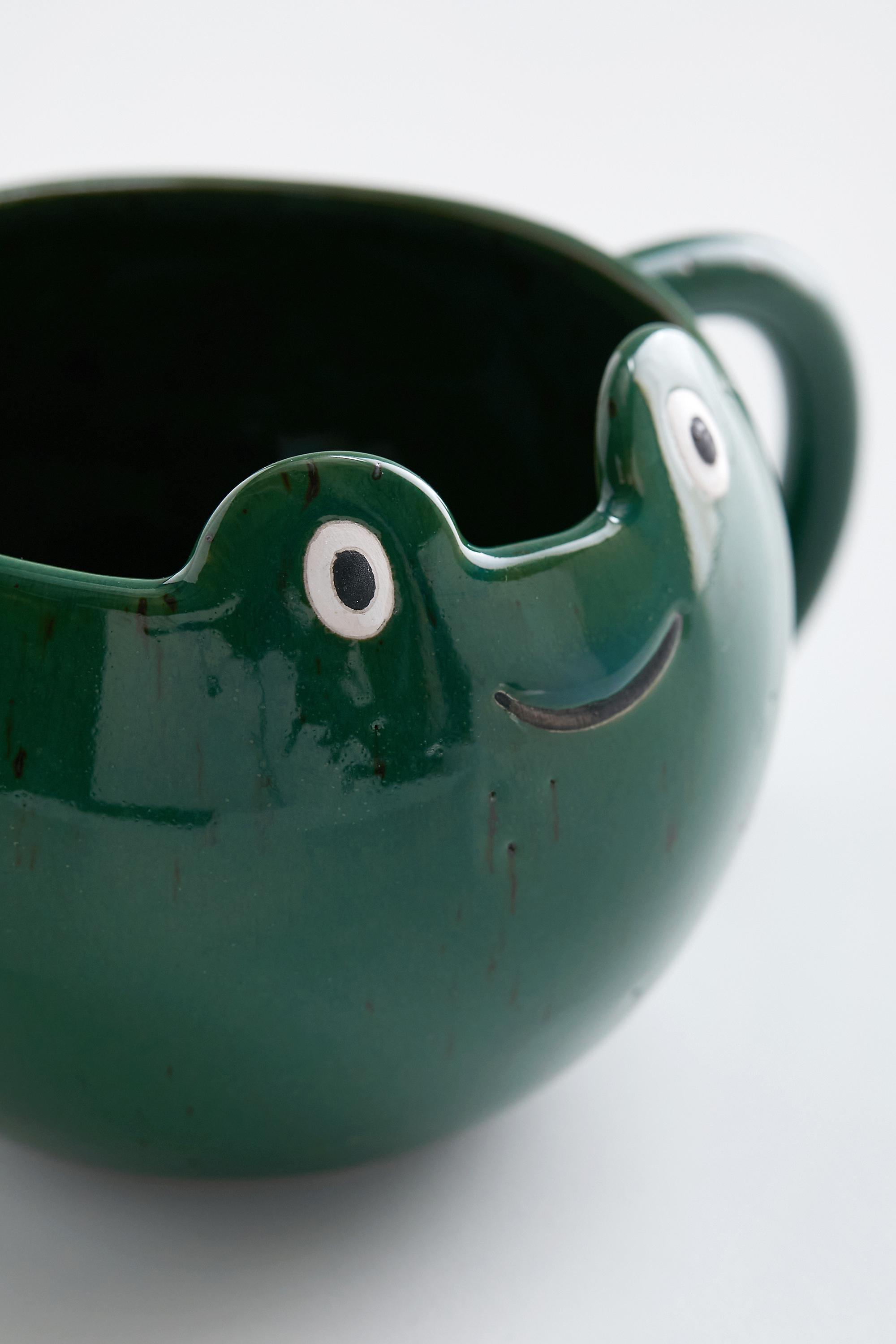 Green Mug: Froggy Mug, GRN, large image number 2