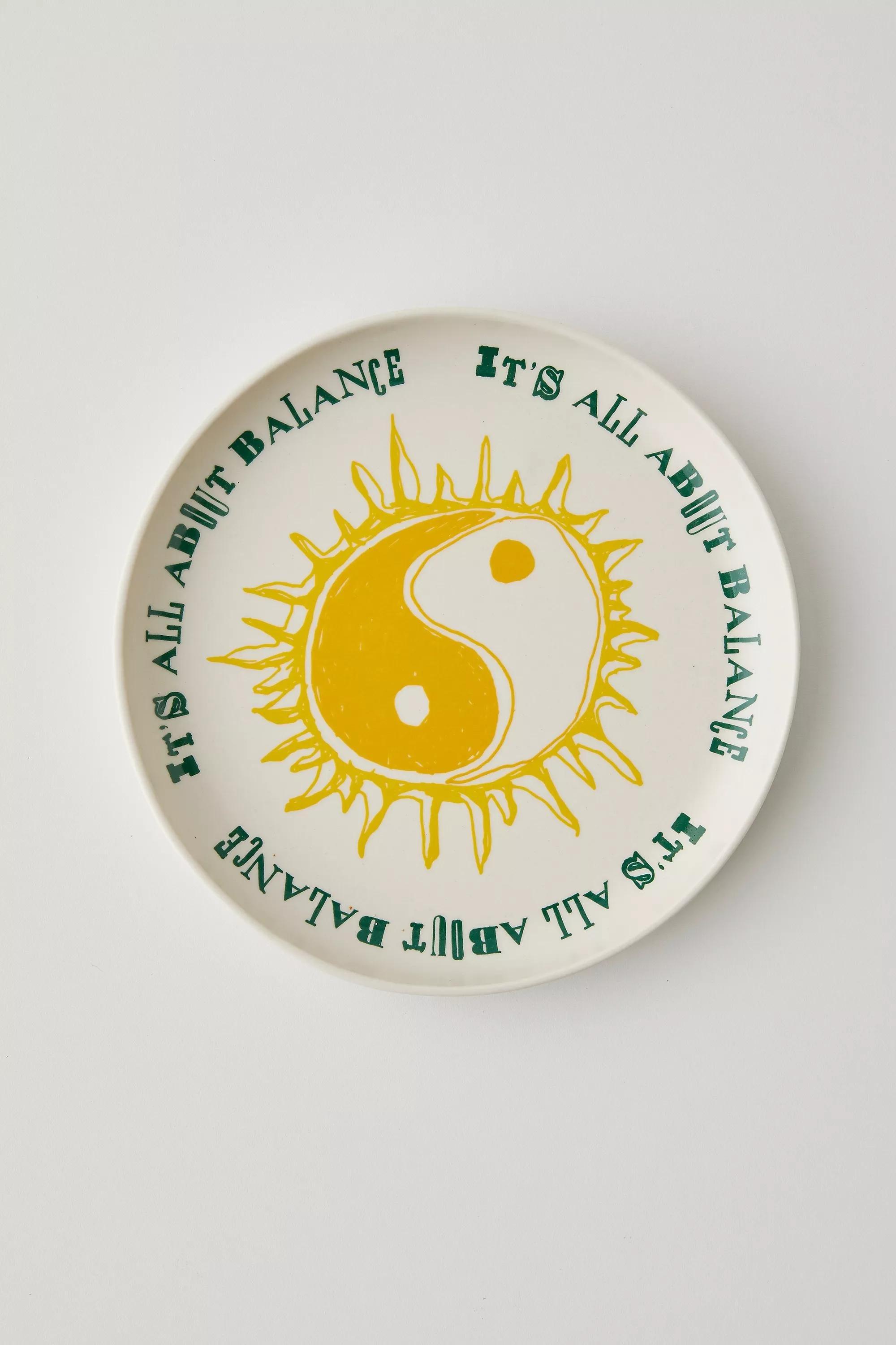 Yellowlow Peyton Yin &Amp; Yang Plate, , large image number 1