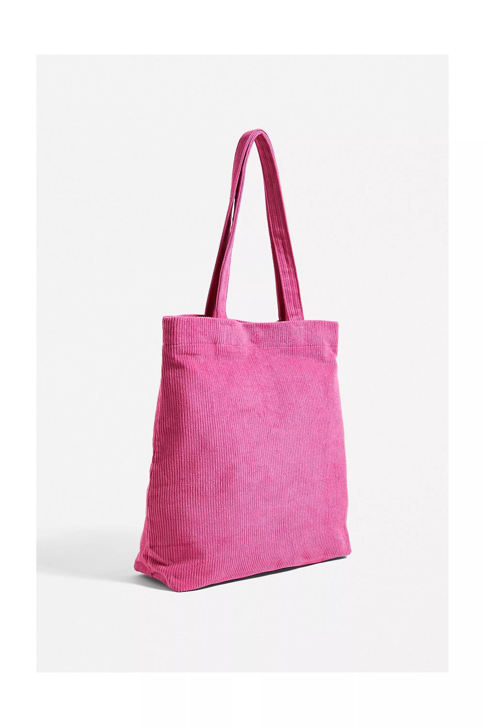 Pink Uo Corduroy Pocket Tote Bag, M PNK, large image number 5