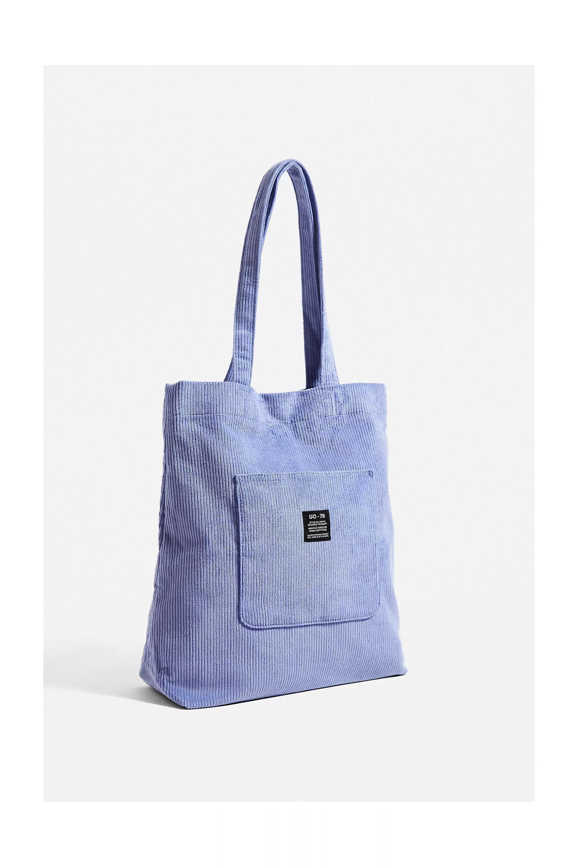 Blue Uo Corduroy Pocket Tote Bag, TURQ D, large image number 2