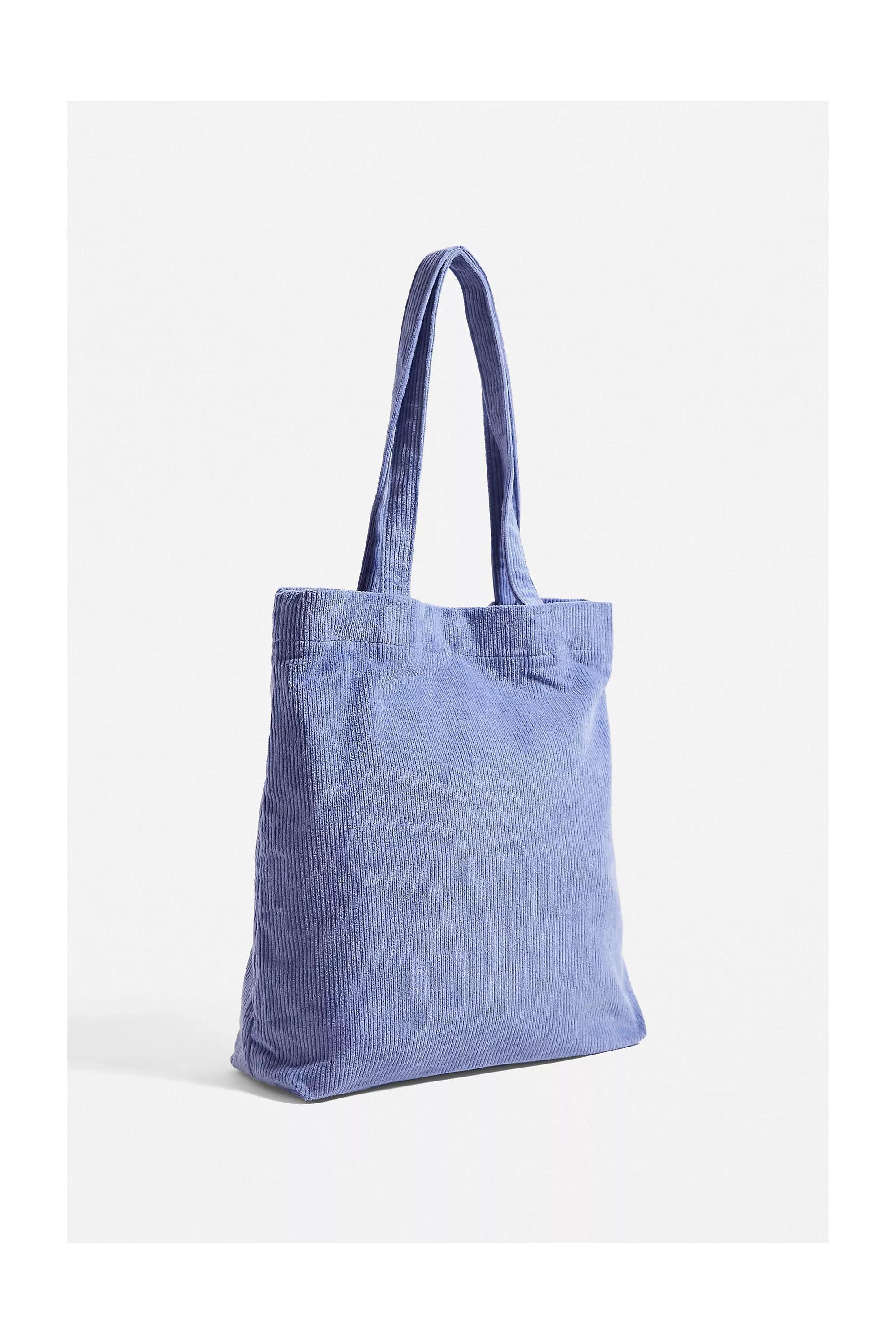 Blue Uo Corduroy Pocket Tote Bag, TURQ D, large image number 3