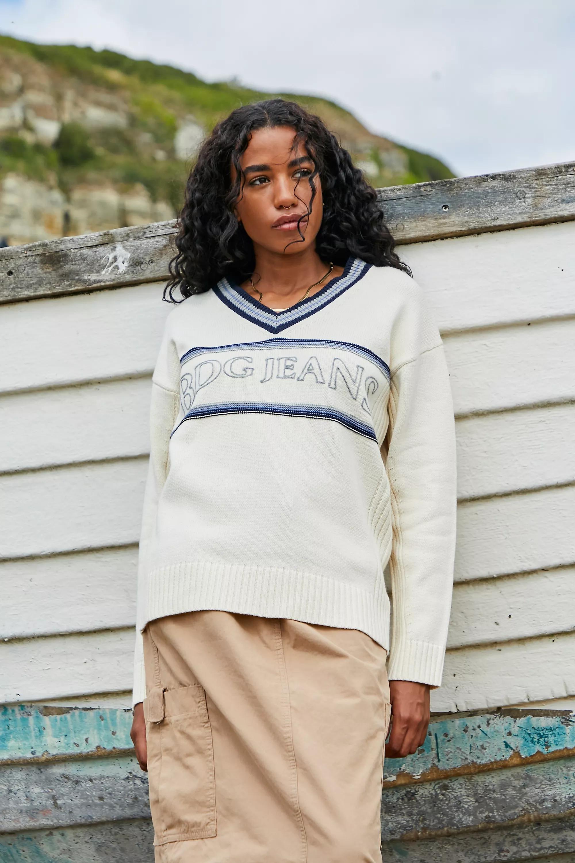 Urban outfitters white clearance jumper