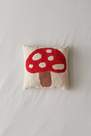 Urban Outfitters - Red Mini Mushroom Tufted Square Cushion