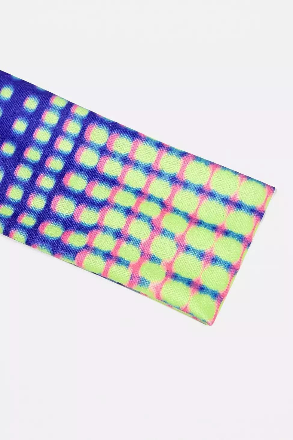 BLUE Checkered Stretch Headband, , large image number 0