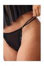 Urban Outfitters - Black Out From Under Strappy Mesh Thong