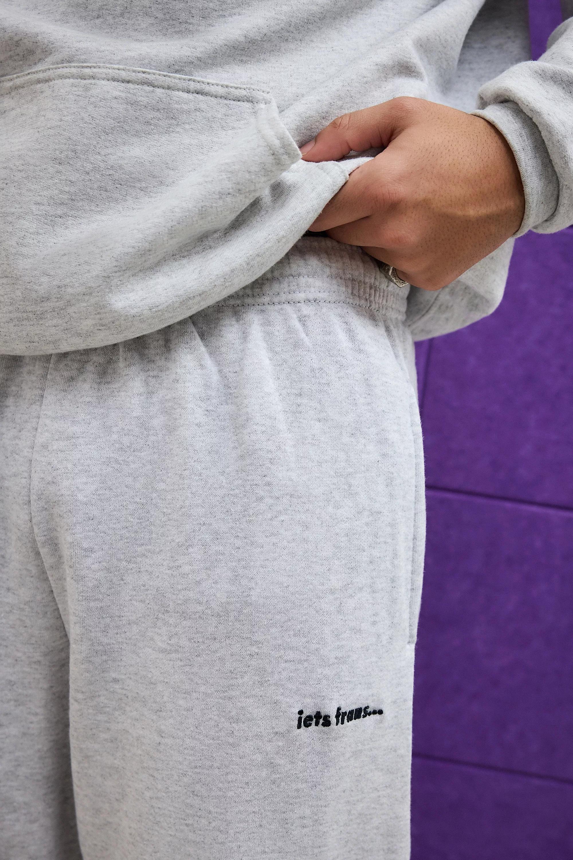 Grey Iets Frans... Marl Joggers, , large image number 2