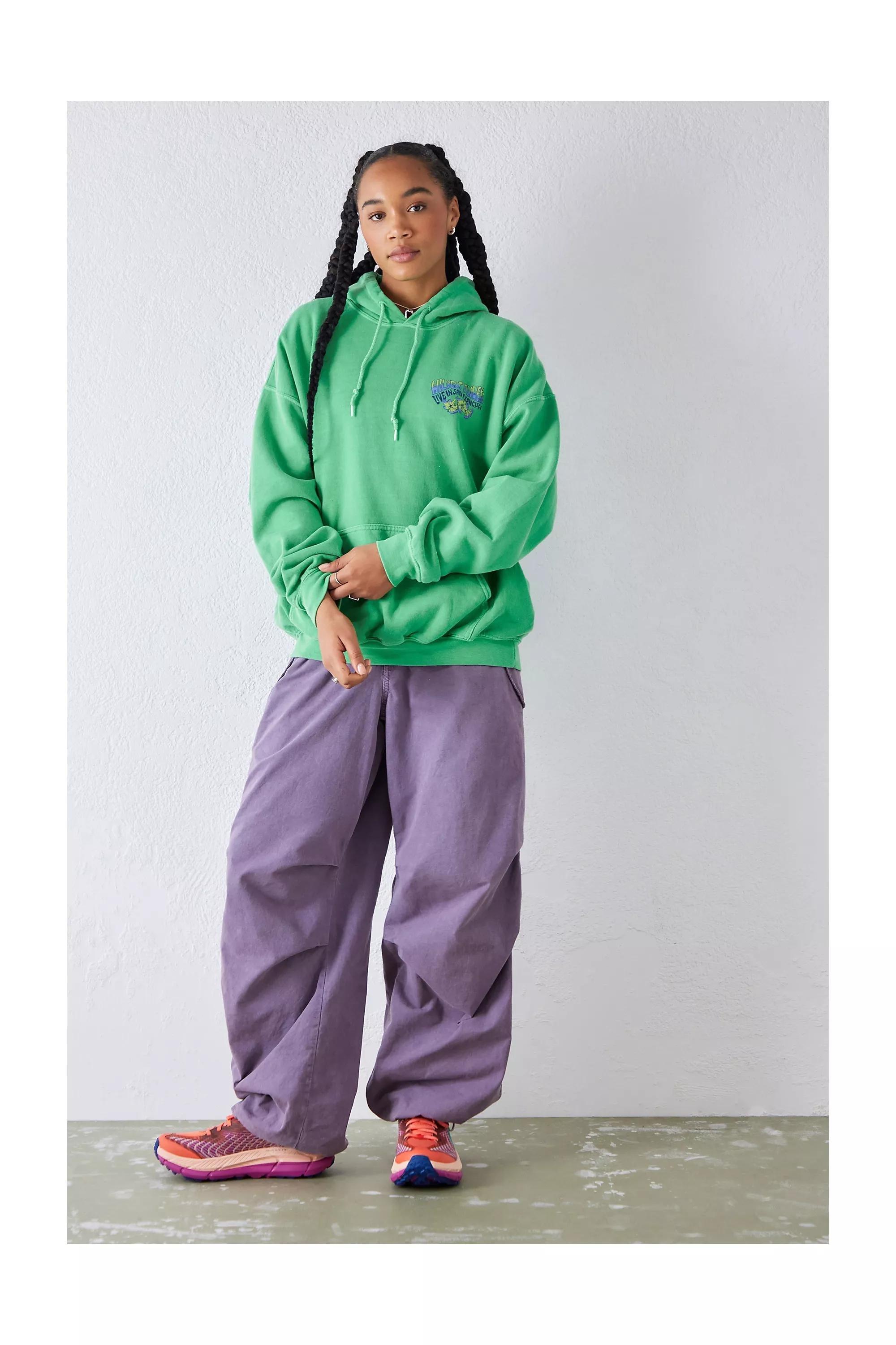 Urban Outfitters Green Uo Wildest Flowers Hoodie | Azadea UAE