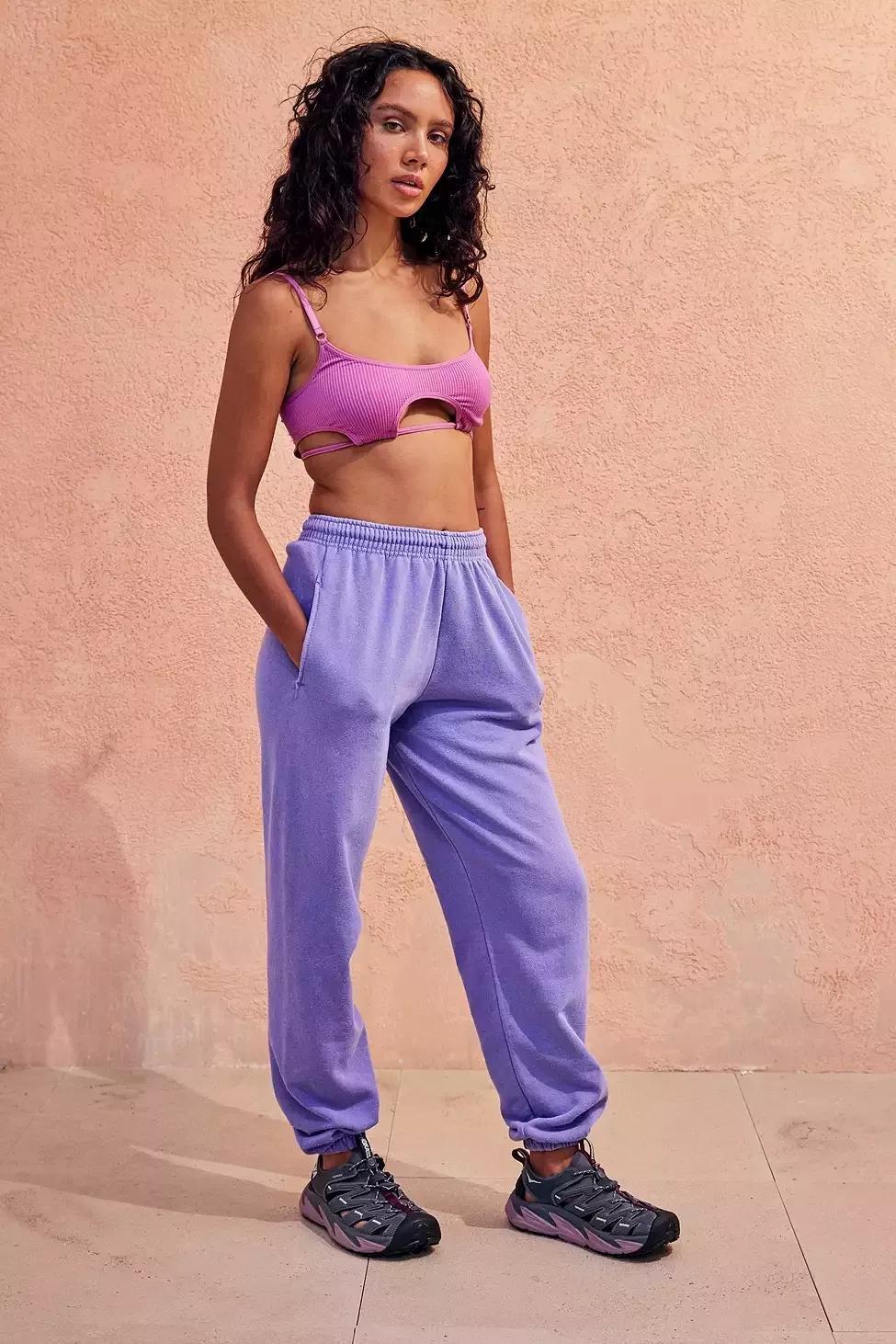 Urban Outfitters LILAC iets frans Lilac Cuffed Joggers Azadea UAE