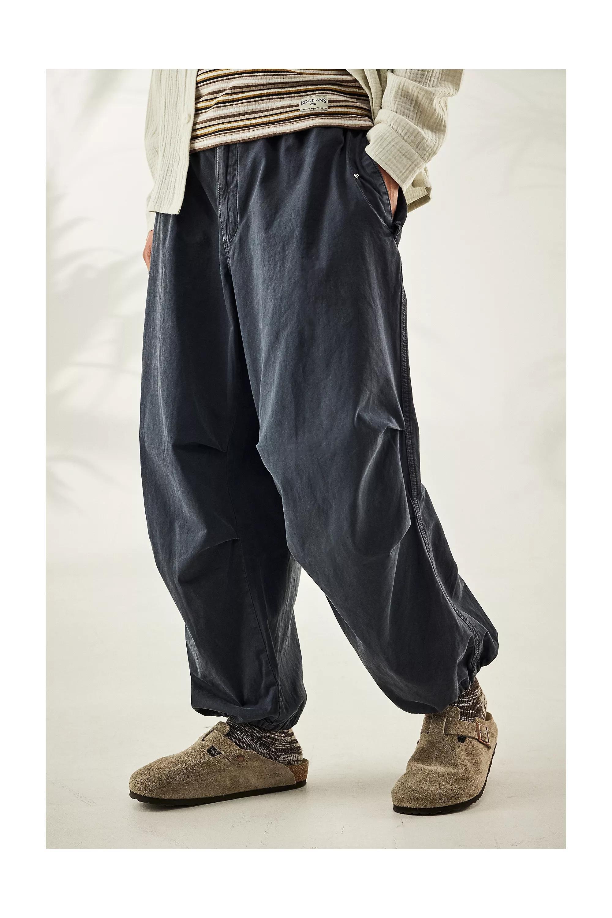 baggy tech pants mens