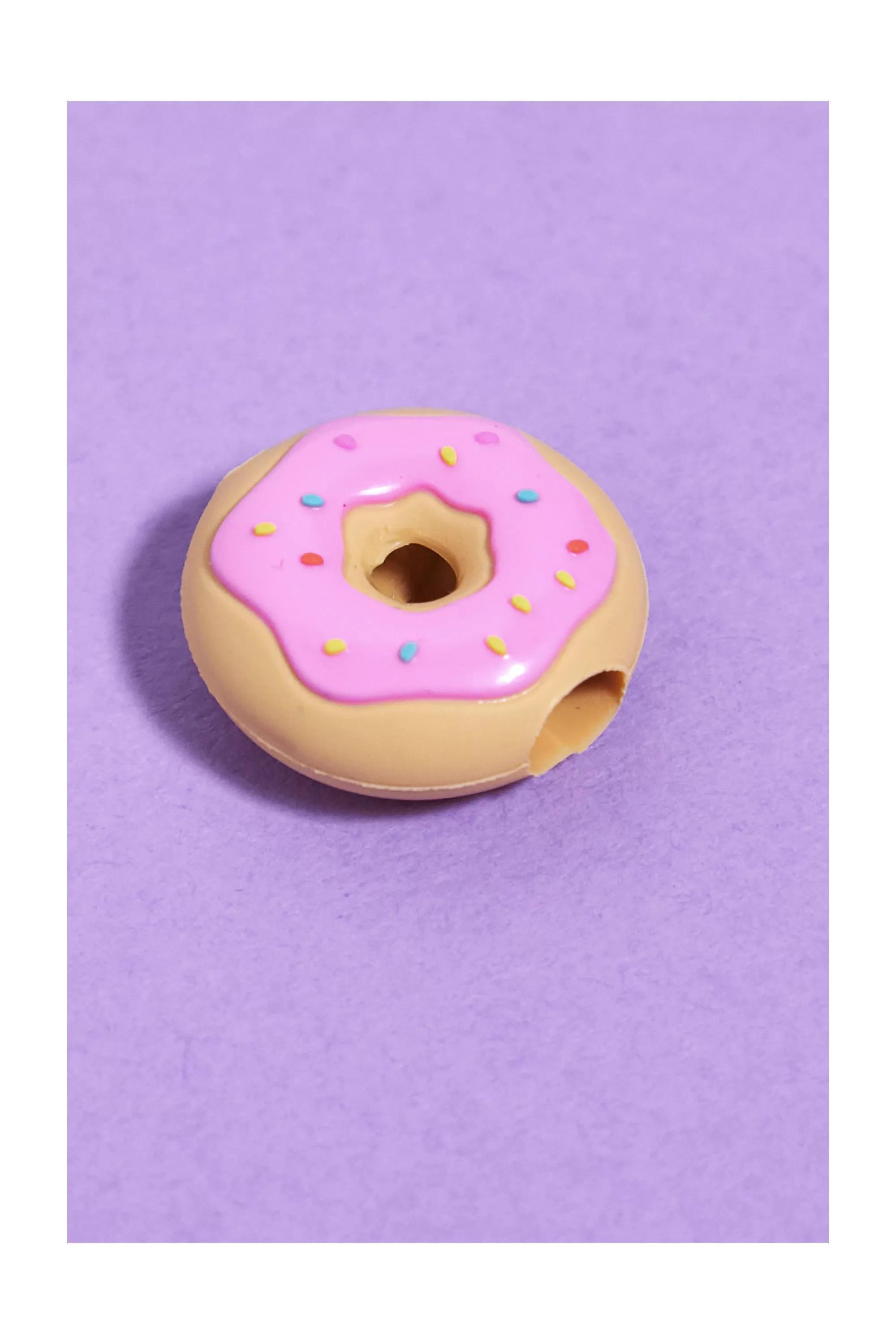 Pink Moji power Donut Bite Cable Protector, PINK, large image number 1