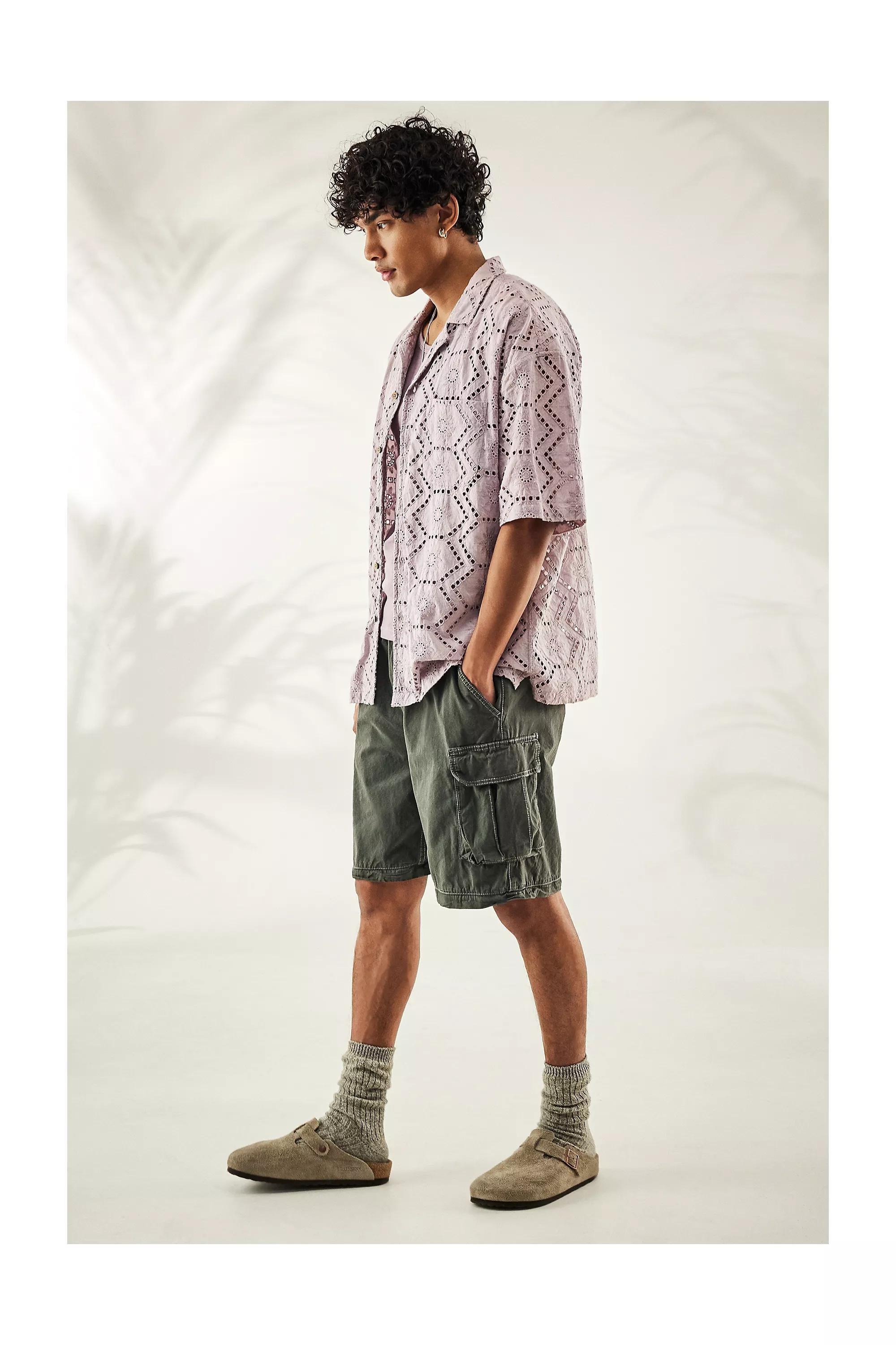 Khaki Bdg Zip Off Cargo Trousers, , large image number 1